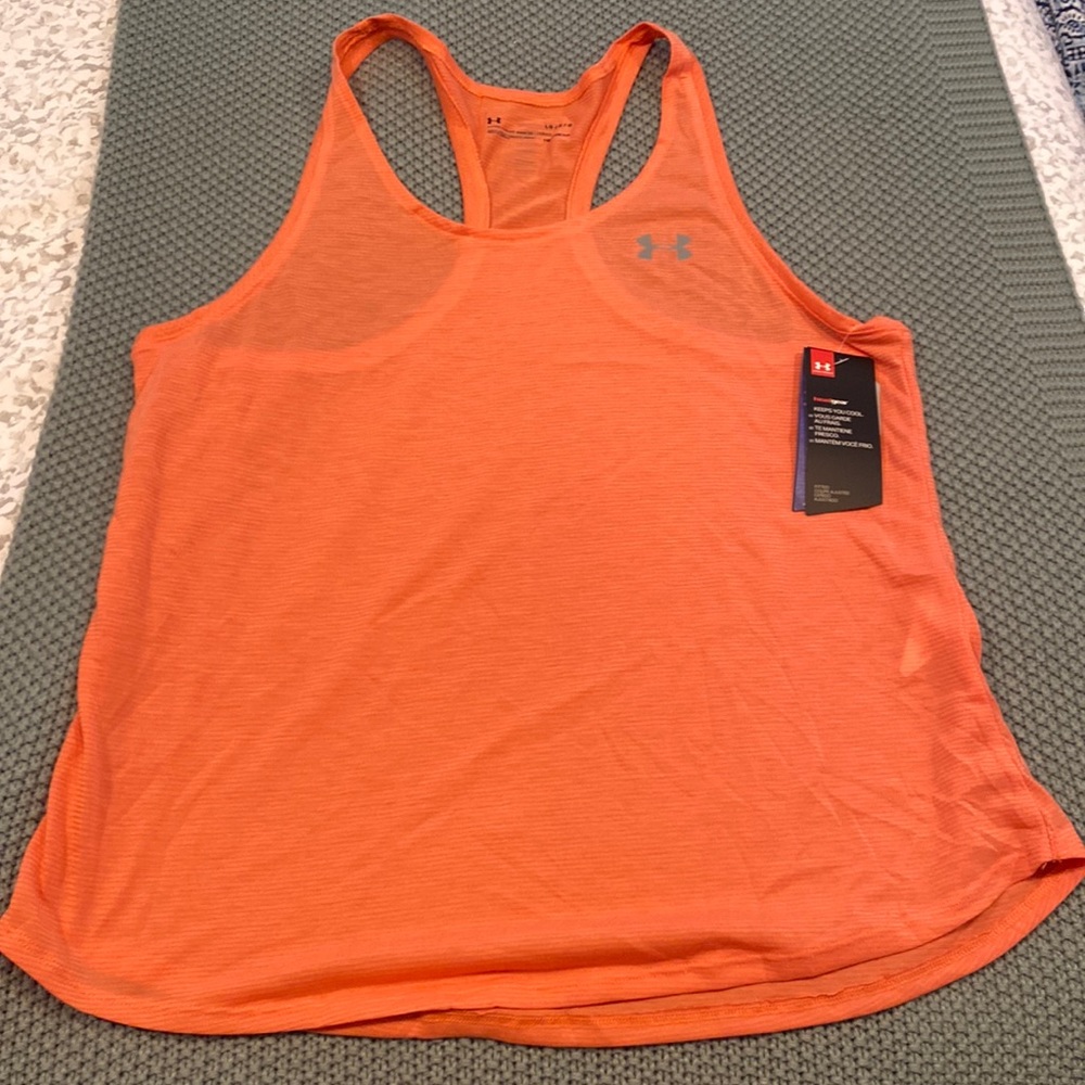 Under Armour workout tank - Orange NWT